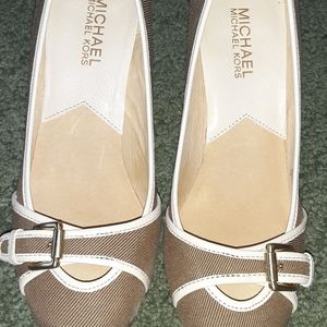 Michael Kors Reese wedge shoe sz 7 NIB